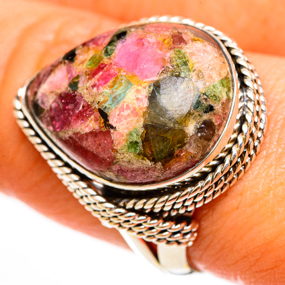 Tourmaline Rings handcrafted by Anasilvercos - RING112334