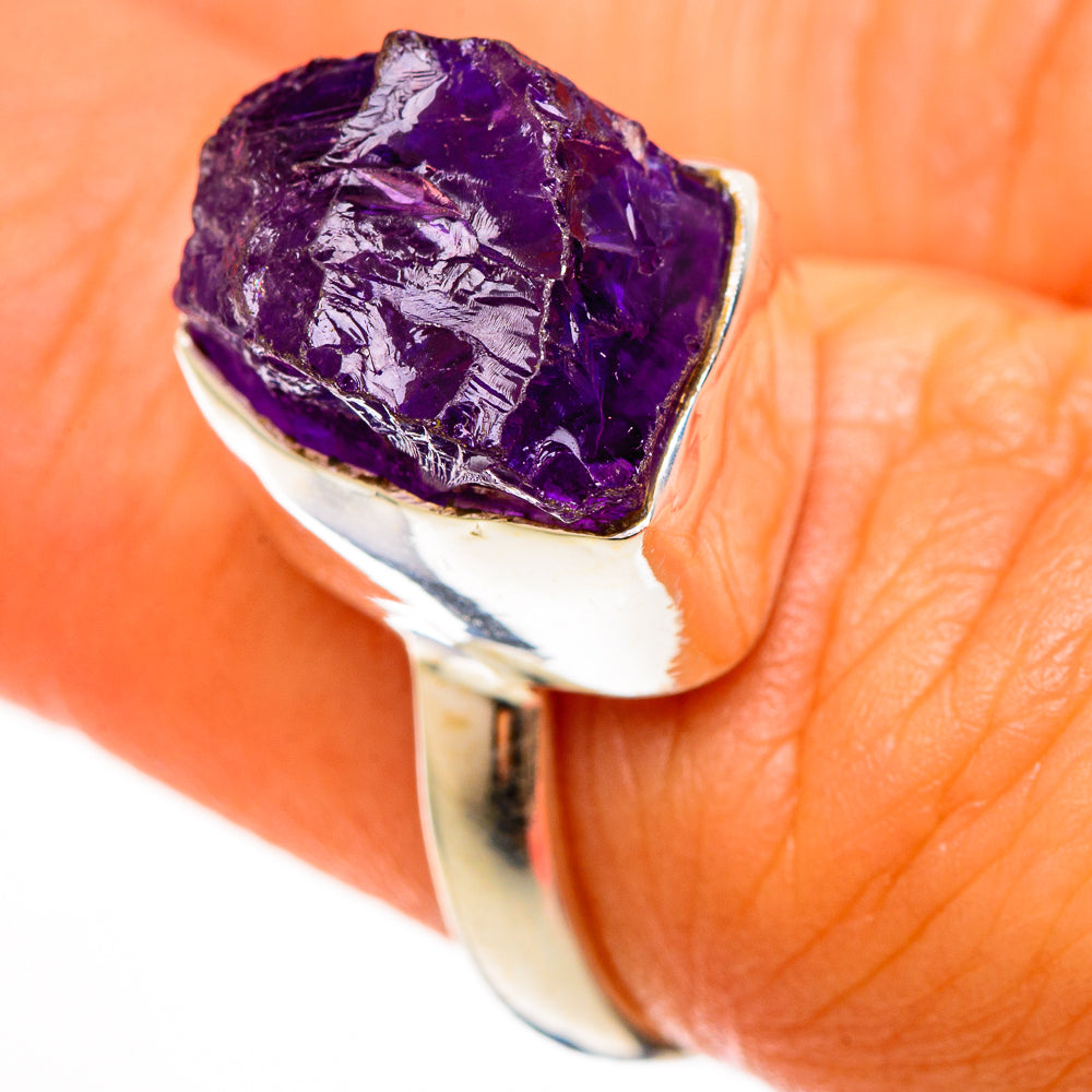 Amethyst Rings handcrafted by Anasilvercos - RING112337