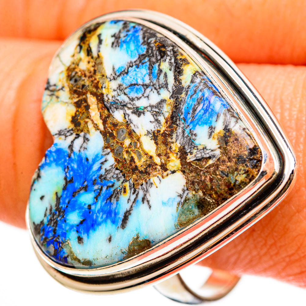 Azurite Rings handcrafted by Anasilvercos - RING112354
