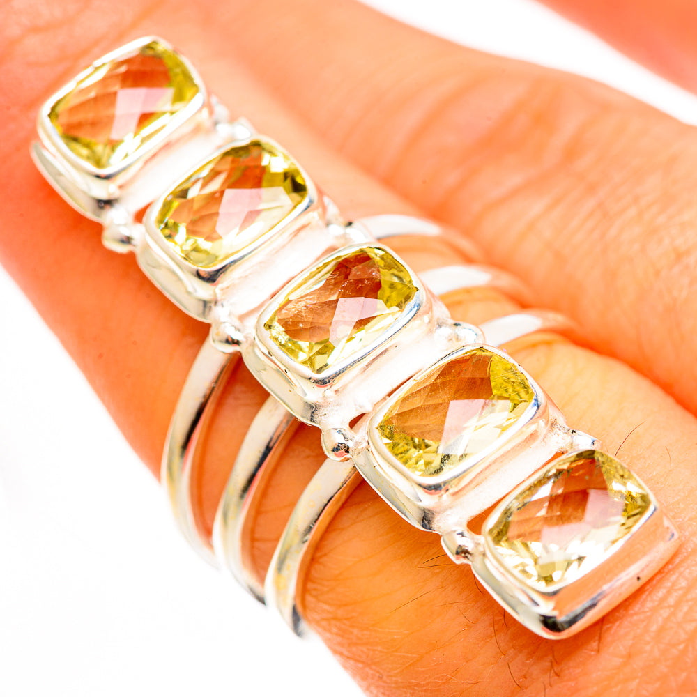 Citrine Rings handcrafted by Anasilvercos - RING112397