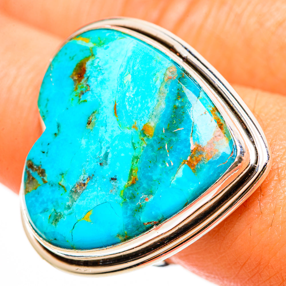Chrysocolla Rings handcrafted by Anasilvercos - RING112400