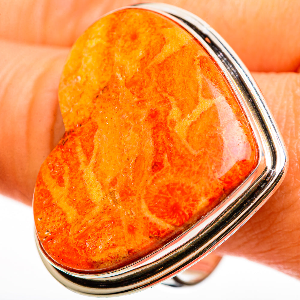 Sponge Coral Rings handcrafted by Anasilvercos - RING112418