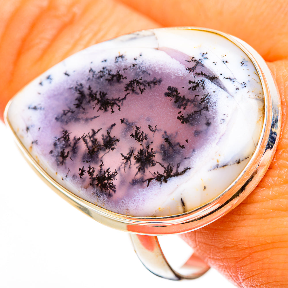 Dendritic Opal Rings handcrafted by Anasilvercos - RING112434
