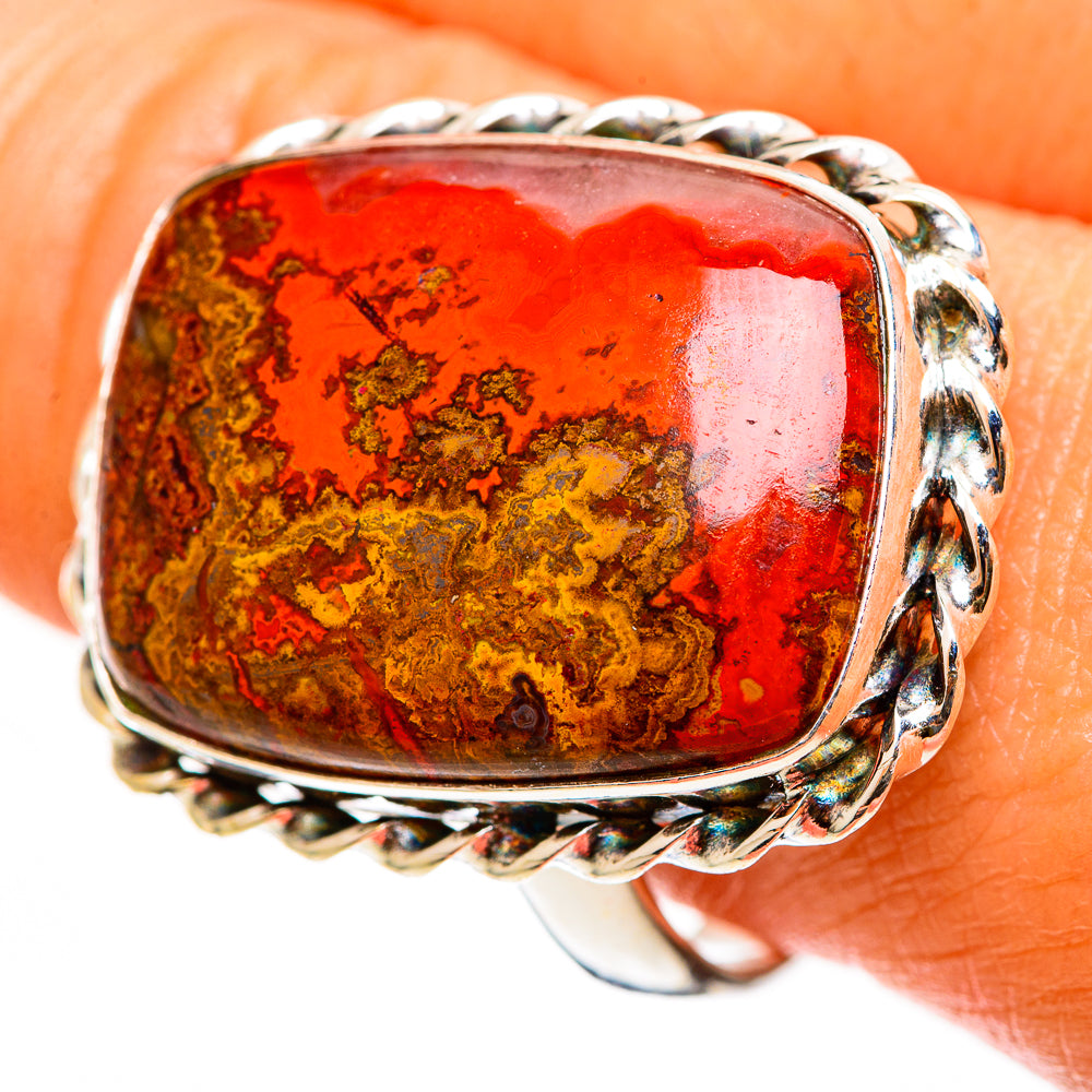 Moroccan Agate Rings handcrafted by Anasilvercos - RING112455