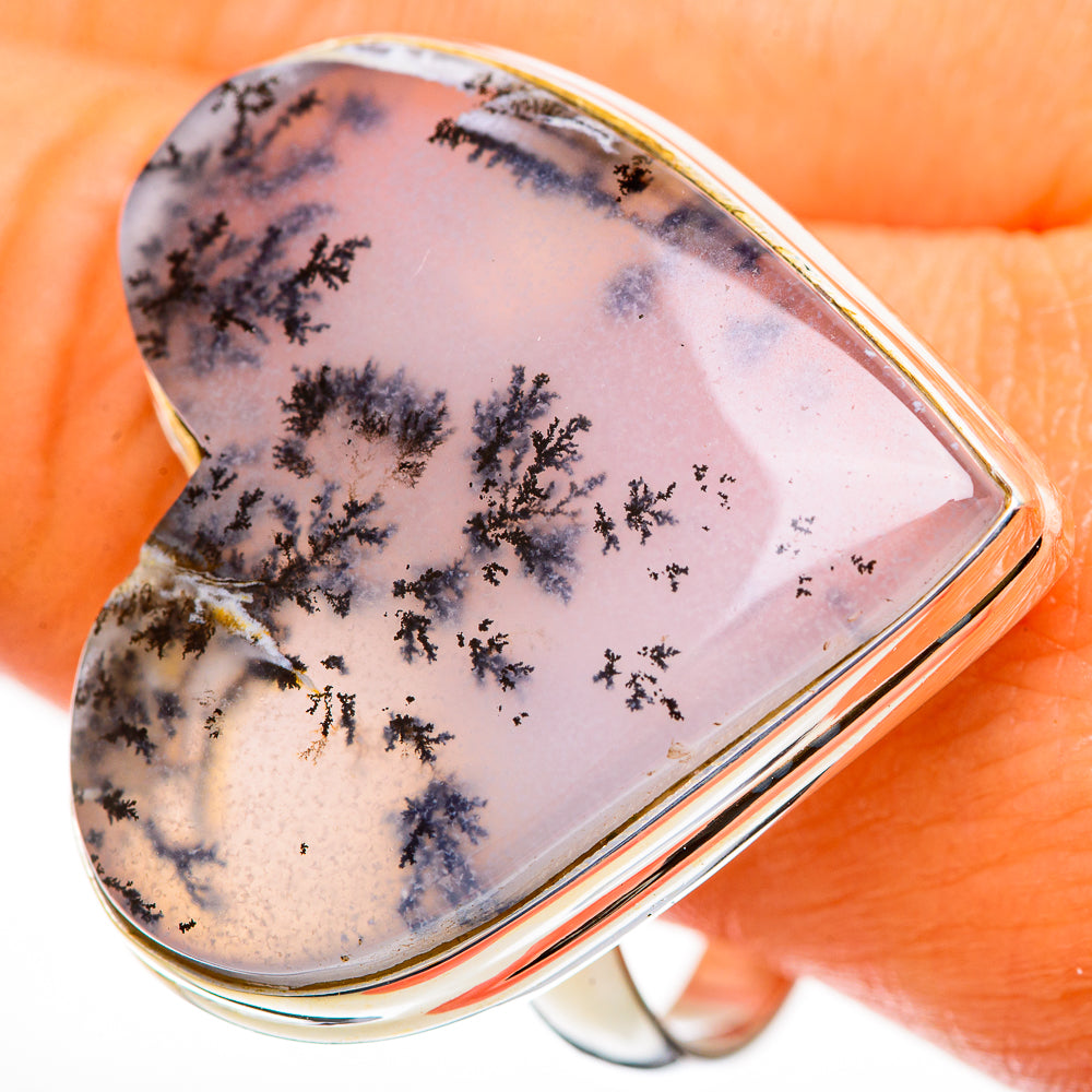 Dendritic Opal Rings handcrafted by Anasilvercos - RING112480