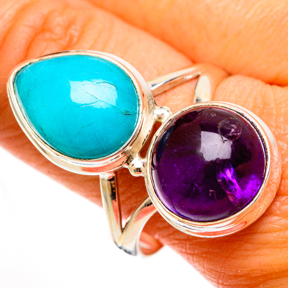 Larimar Rings handcrafted by Anasilvercos - RING112488