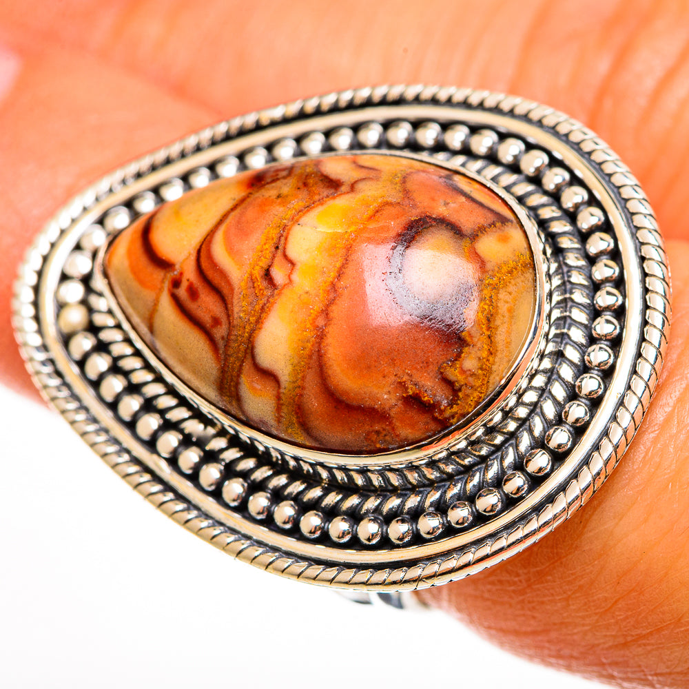 Mookaite Rings handcrafted by Anasilvercos - RING112503