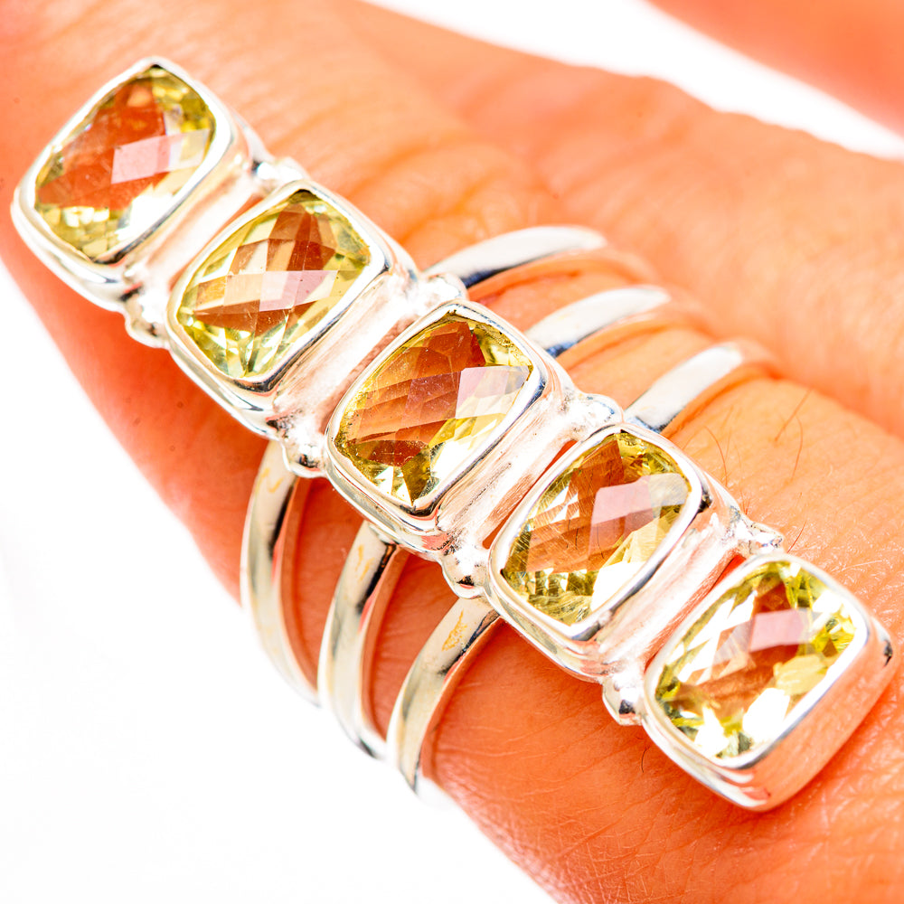 Citrine Rings handcrafted by Anasilvercos - RING112522
