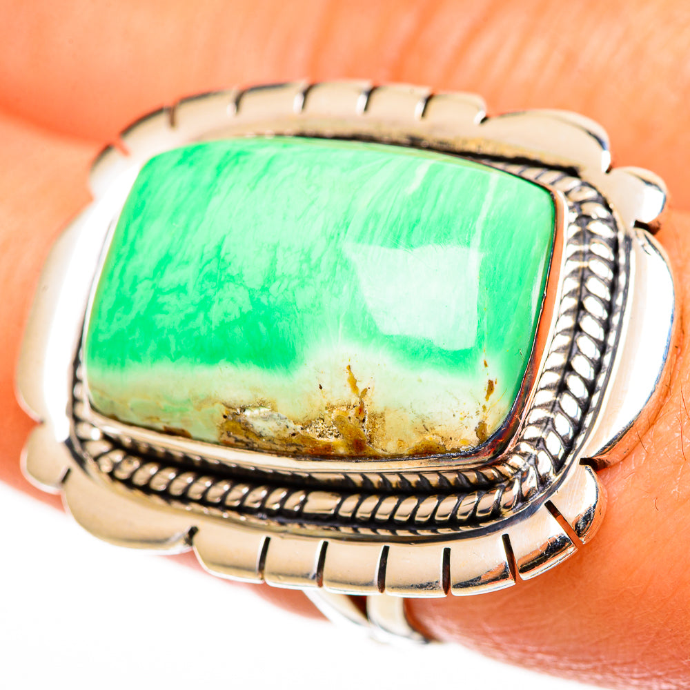Variscite Rings handcrafted by Anasilvercos - RING112530