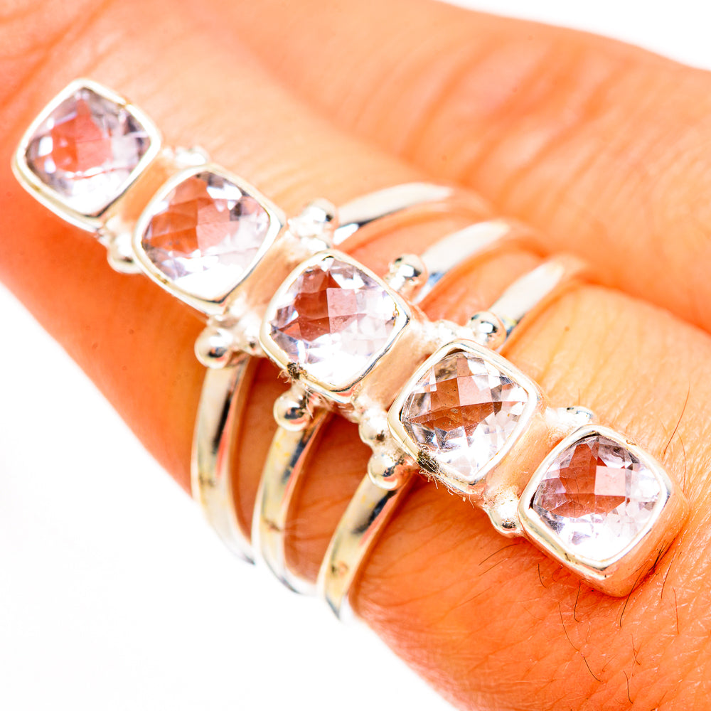 Kunzite Rings handcrafted by Anasilvercos - RING112548
