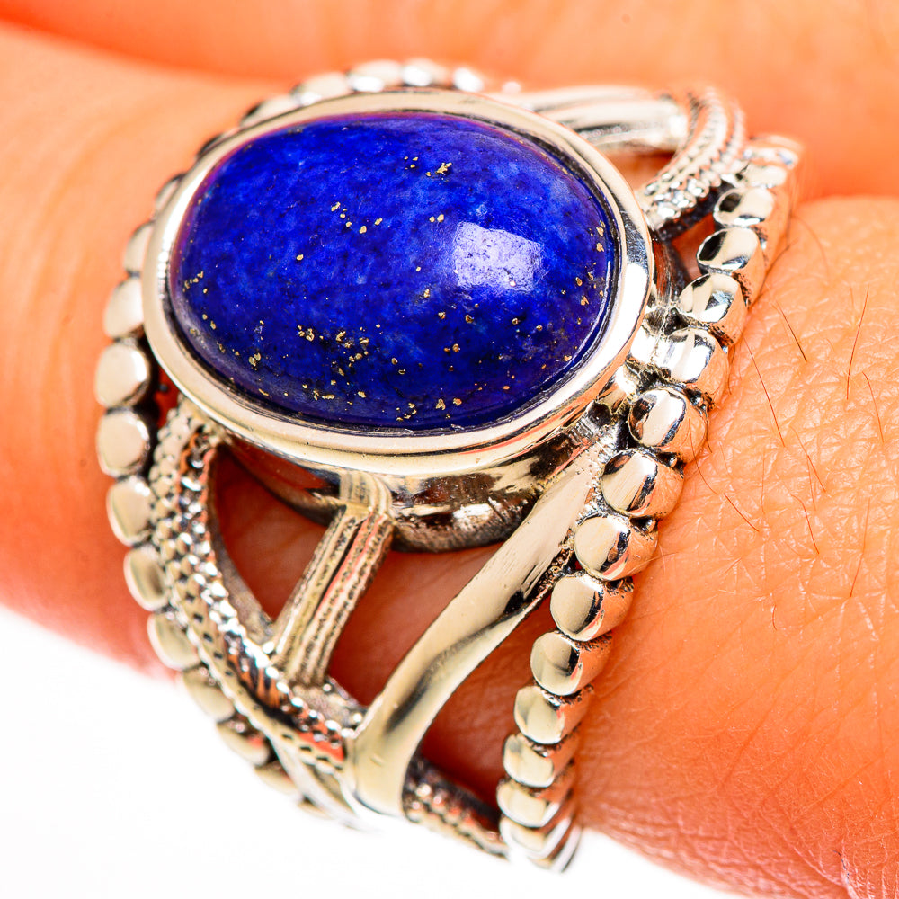 Lapis Lazuli Rings handcrafted by Anasilvercos - RING112552