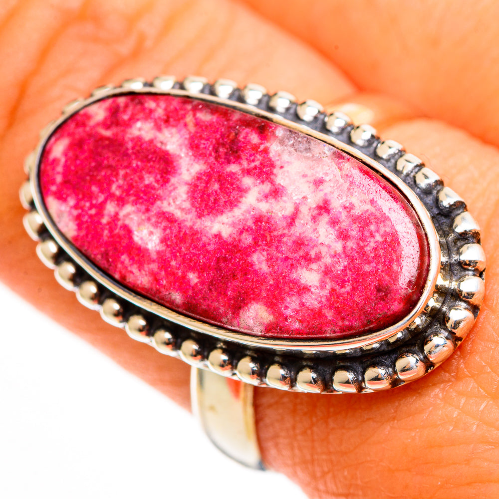 Thulite Rings handcrafted by Anasilvercos - RING112564
