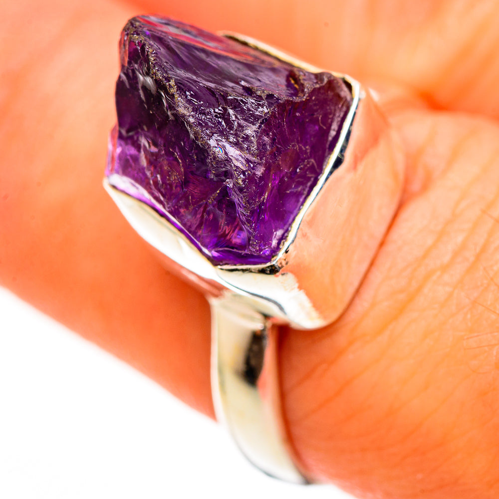 Amethyst Rings handcrafted by Anasilvercos - RING112569