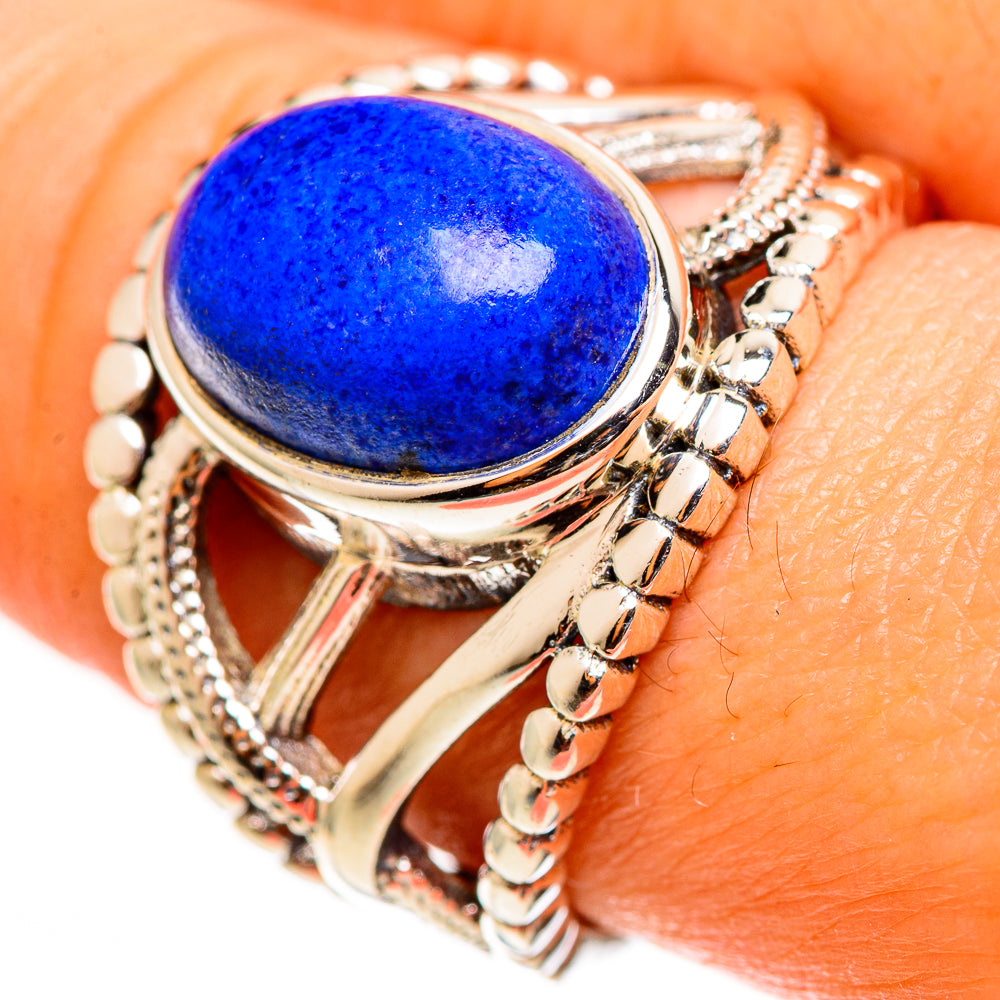 Lapis Lazuli Rings handcrafted by Anasilvercos - RING112591