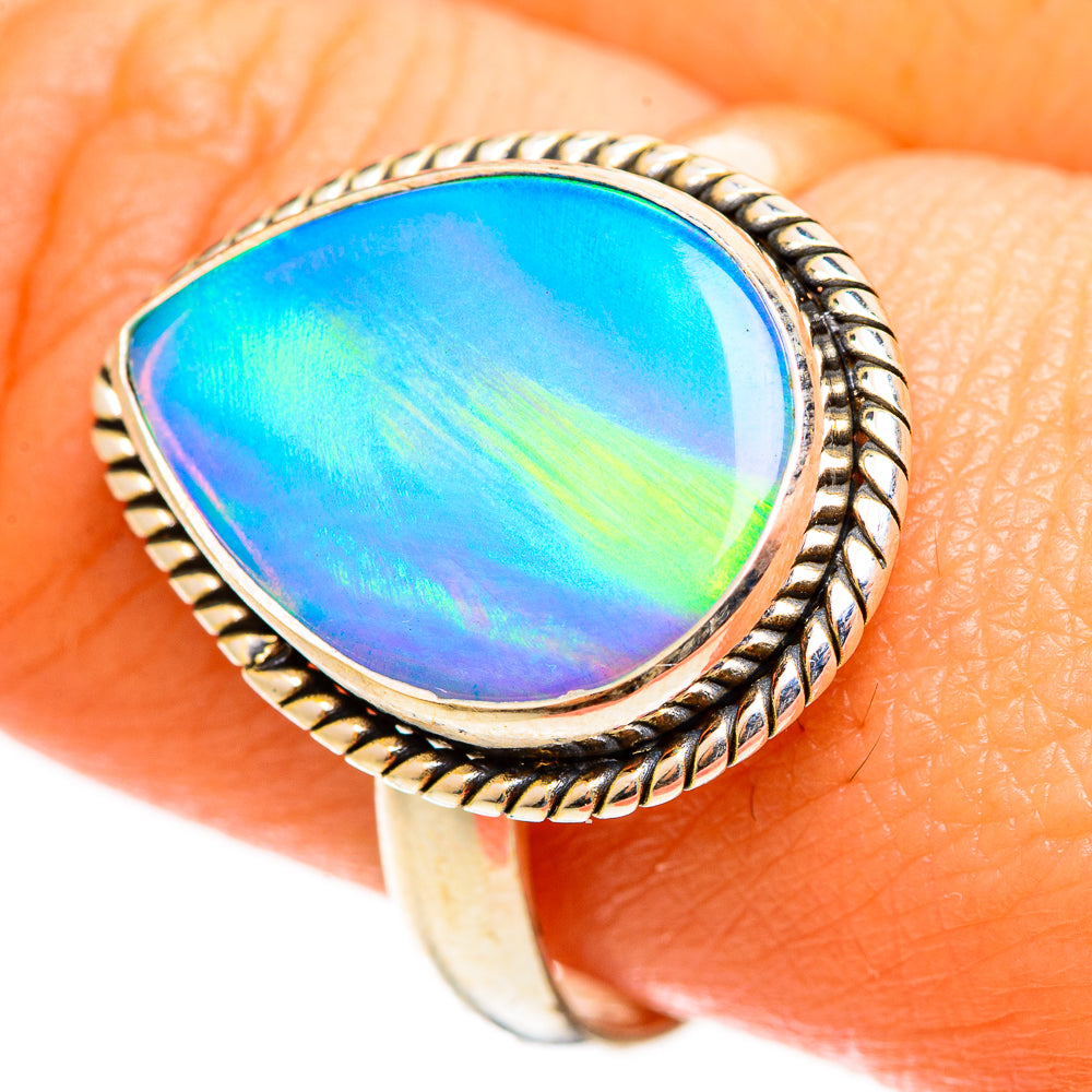Aura Opal Rings handcrafted by Anasilvercos - RING112656