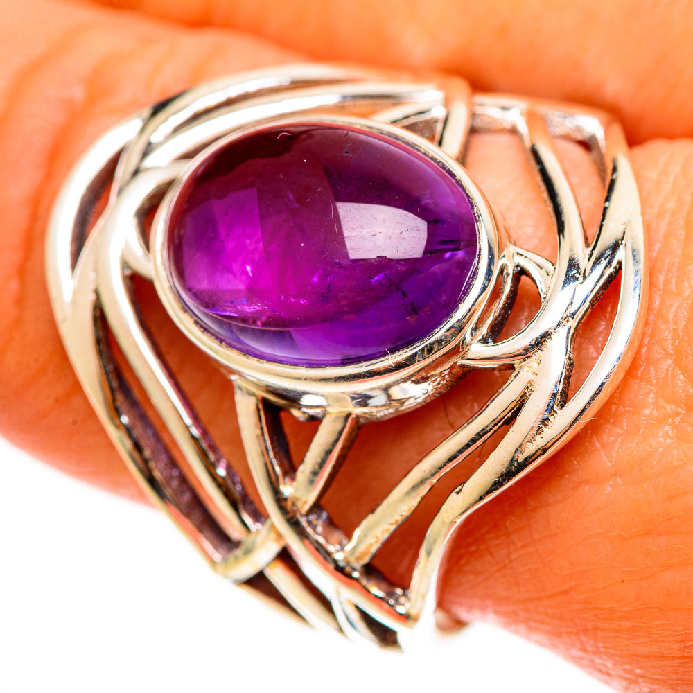 Amethyst Rings handcrafted by Anasilvercos - RING112671
