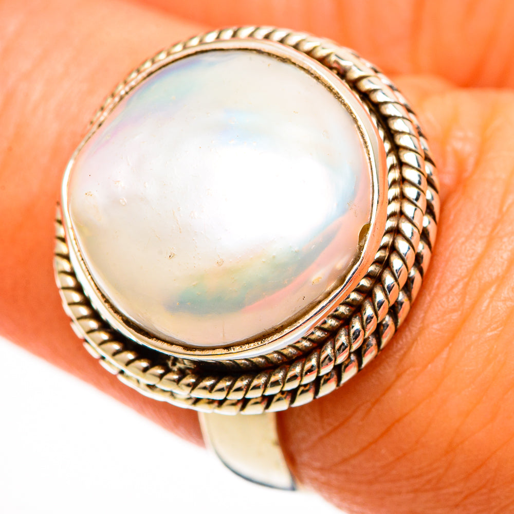 Cultured Pearl Rings handcrafted by Anasilvercos - RING112677