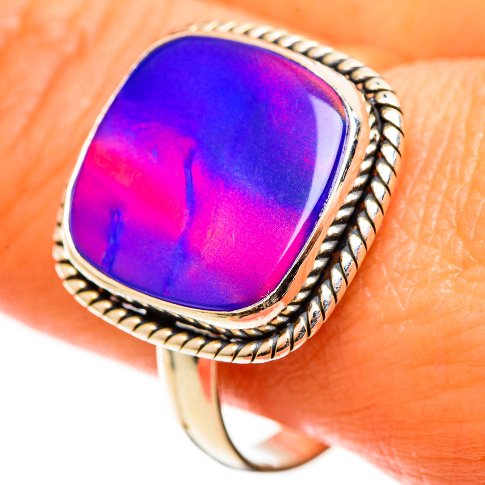 Aura Opal Rings handcrafted by Anasilvercos - RING112706