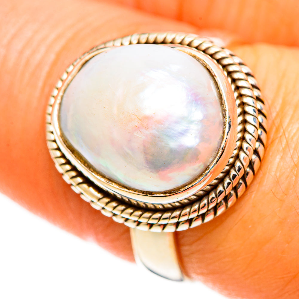 Cultured Pearl Rings handcrafted by Anasilvercos - RING112713