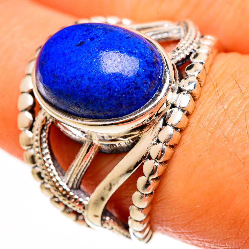 Lapis Lazuli Rings handcrafted by Anasilvercos - RING112726