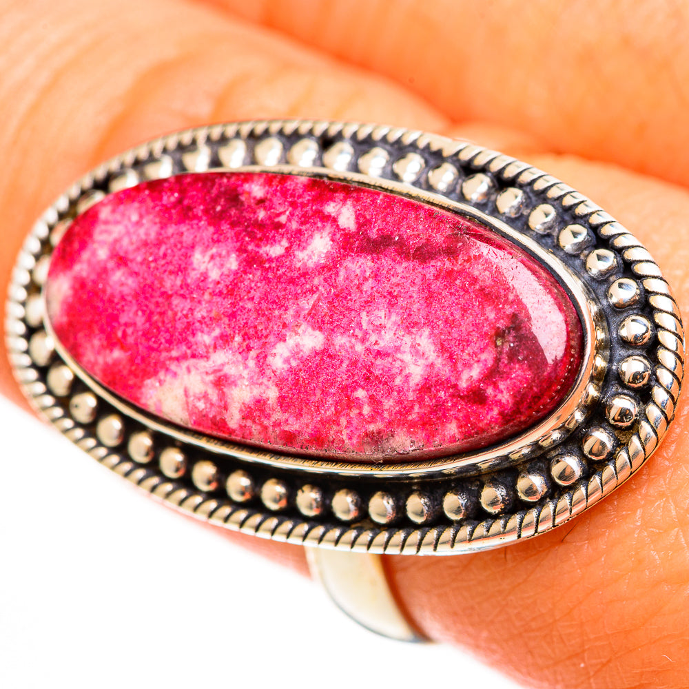 Thulite Rings handcrafted by Anasilvercos - RING112736