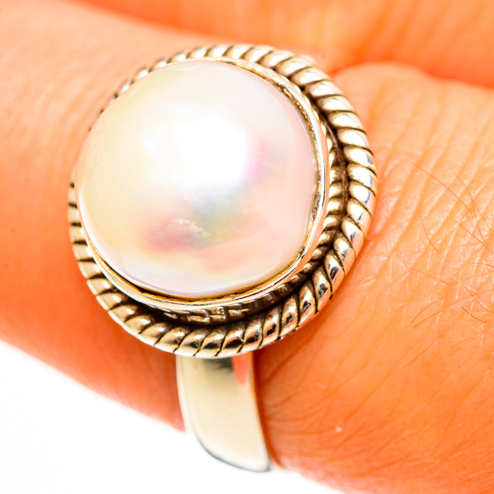 Cultured Pearl Rings handcrafted by Anasilvercos - RING112746