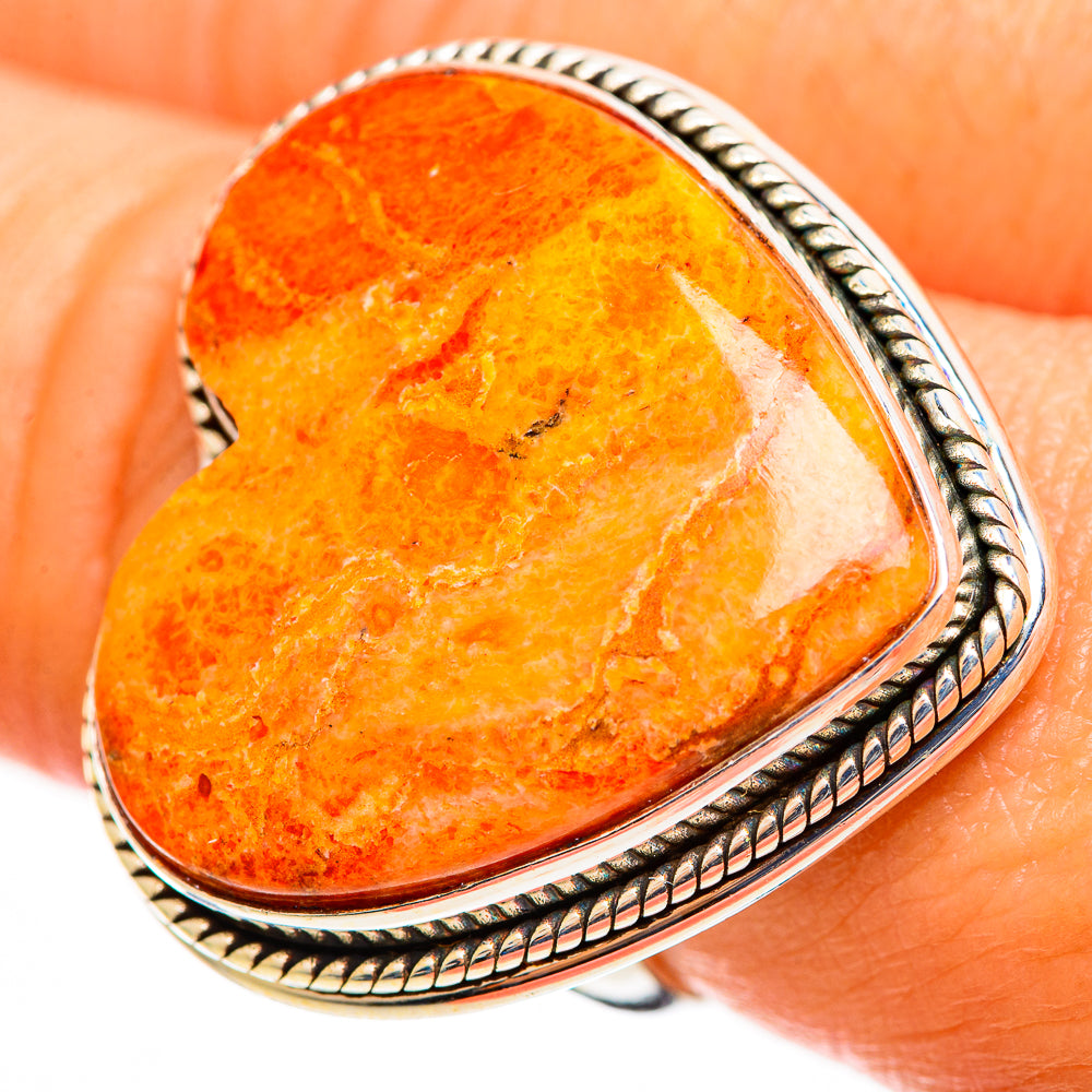 Sponge Coral Rings handcrafted by Anasilvercos - RING112776