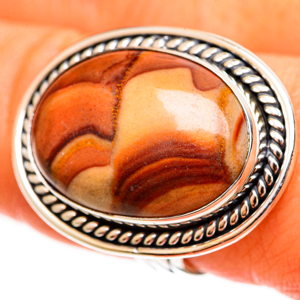 Mookaite Rings handcrafted by Anasilvercos - RING112816