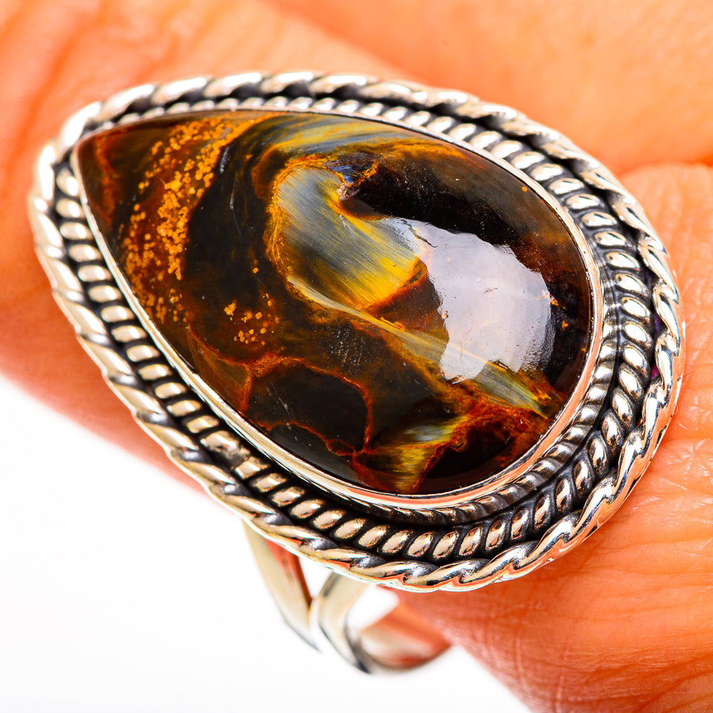 Pietersite Rings handcrafted by Anasilvercos - RING112827