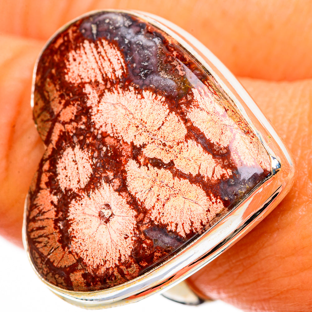 Fireworks Obsidian Rings handcrafted by Anasilvercos - RING112850