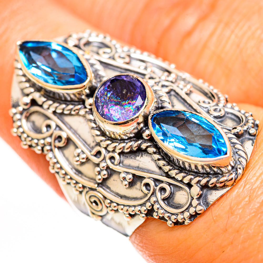 Tanzanite Rings handcrafted by Anasilvercos - RING112875