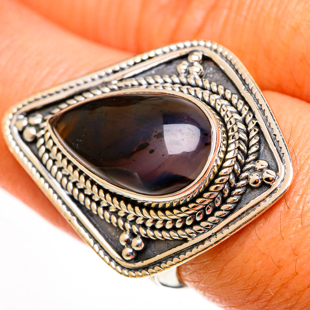 Montana Agate Rings handcrafted by Anasilvercos - RING112886