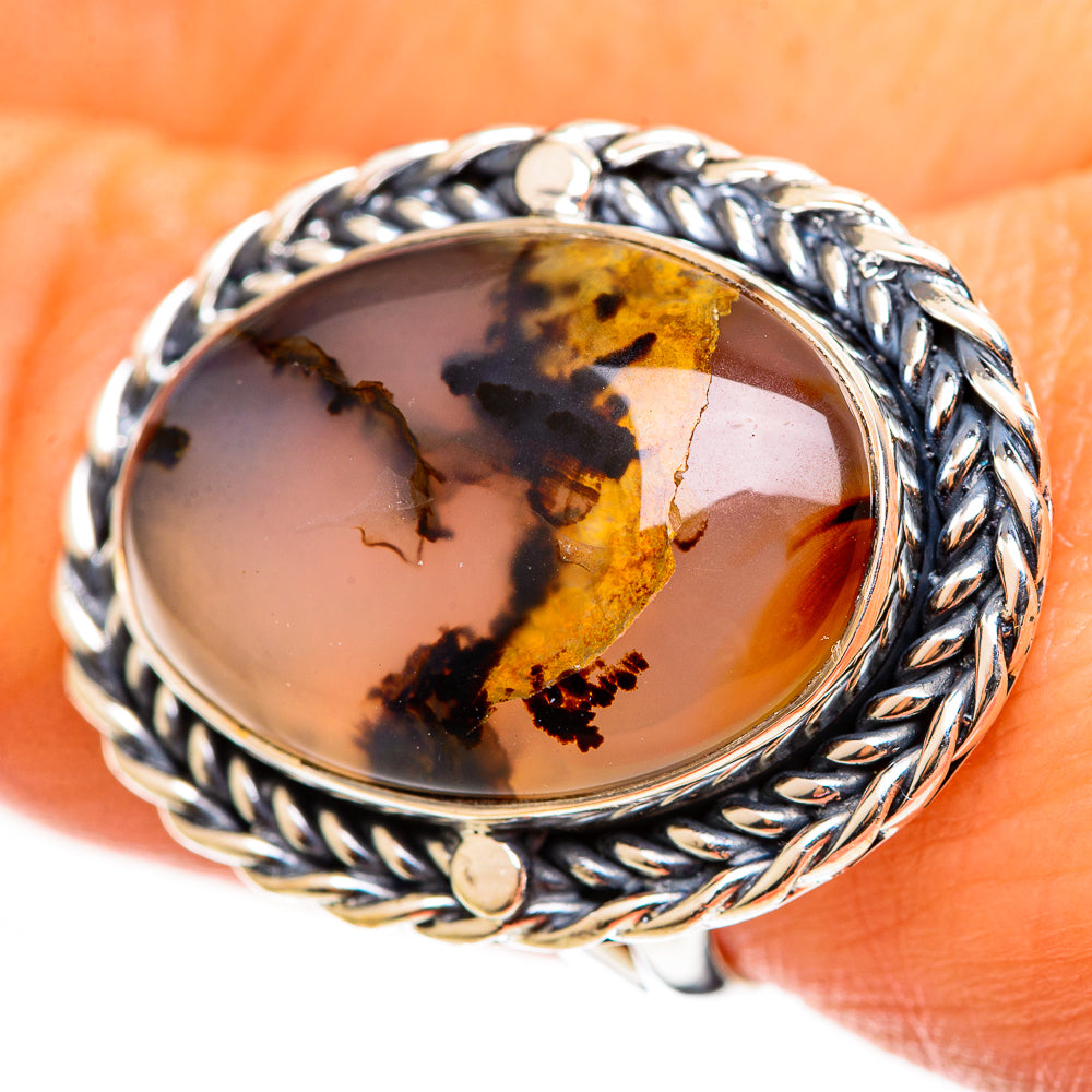 Montana Agate Rings handcrafted by Anasilvercos - RING112888