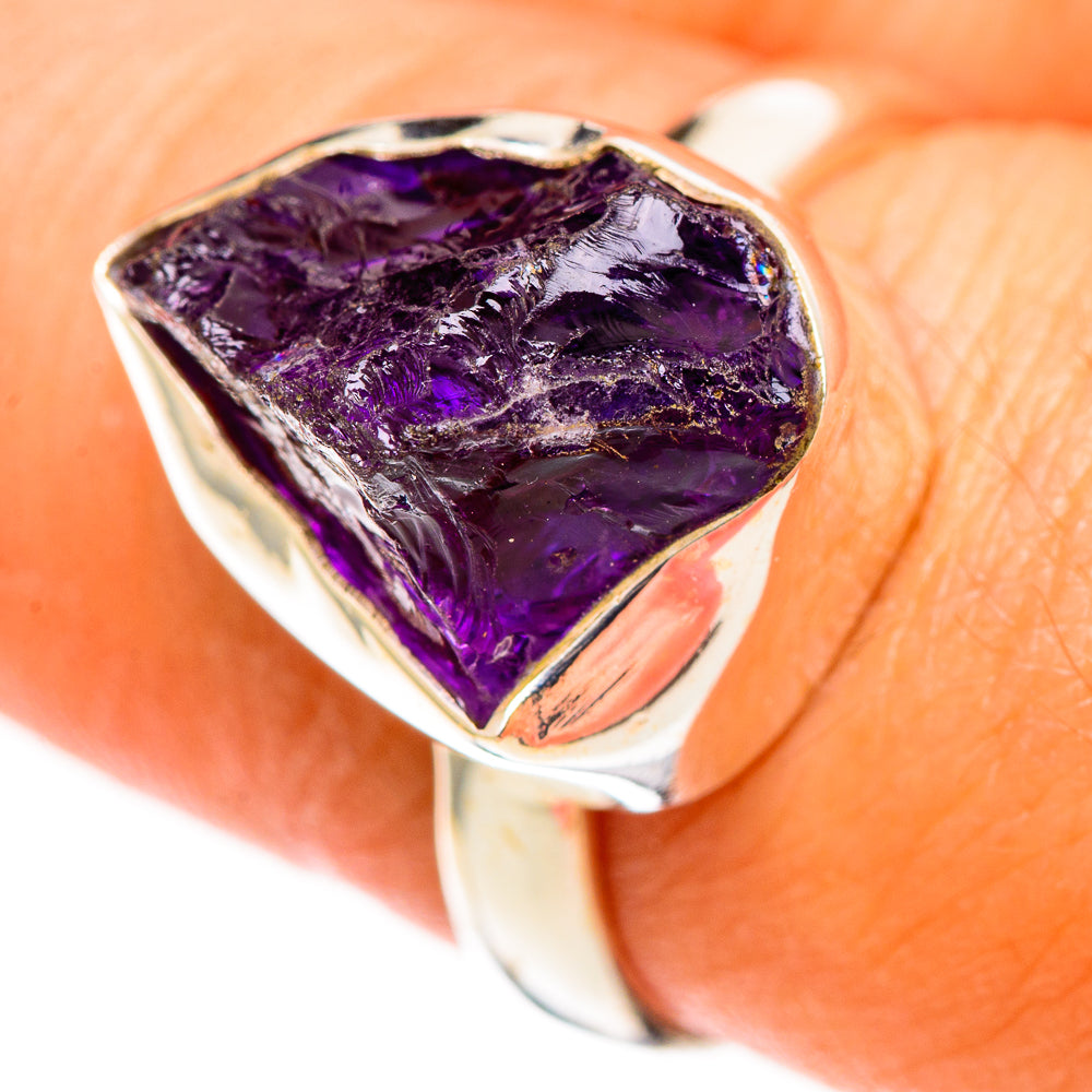 Amethyst Rings handcrafted by Anasilvercos - RING112968