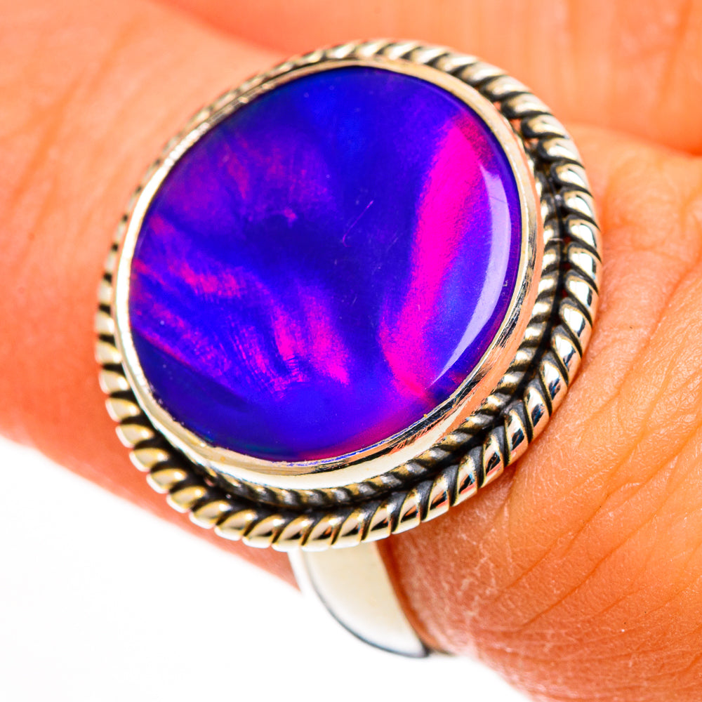Aura Opal Rings handcrafted by Anasilvercos - RING112969
