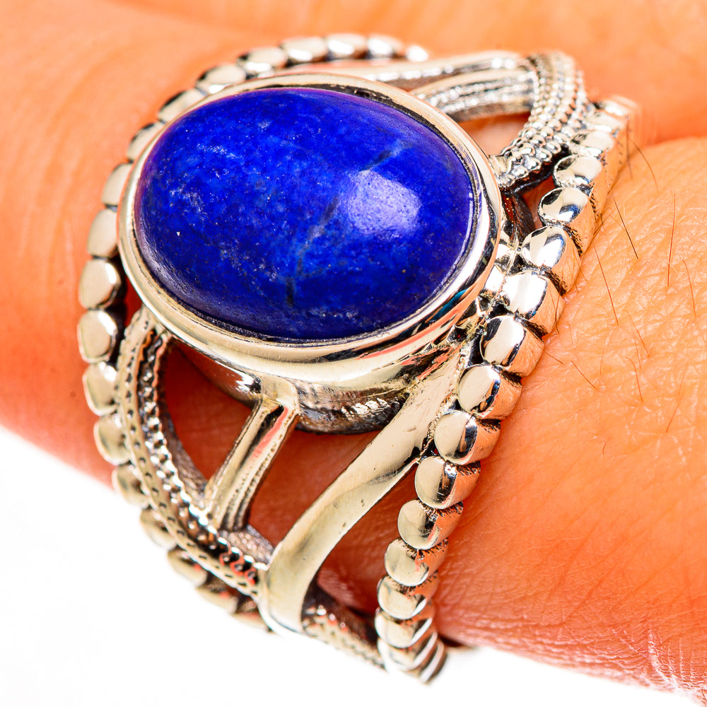 Lapis Lazuli Rings handcrafted by Anasilvercos - RING112987