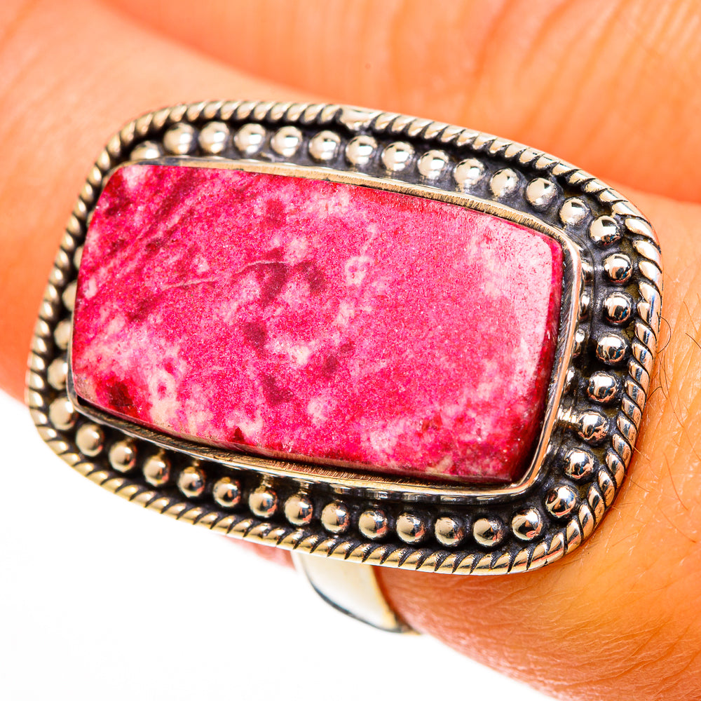 Thulite Rings handcrafted by Anasilvercos - RING112997