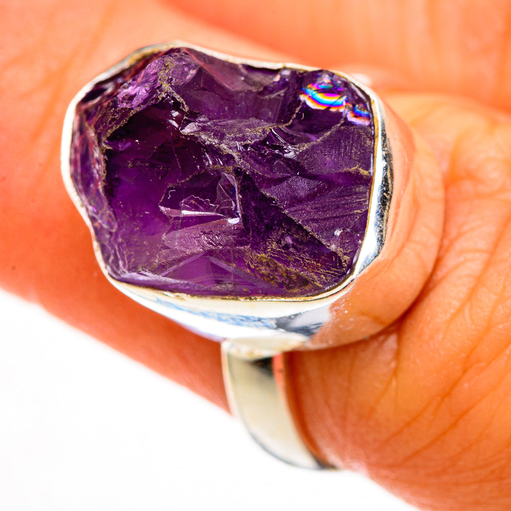 Amethyst Rings handcrafted by Anasilvercos - RING112999