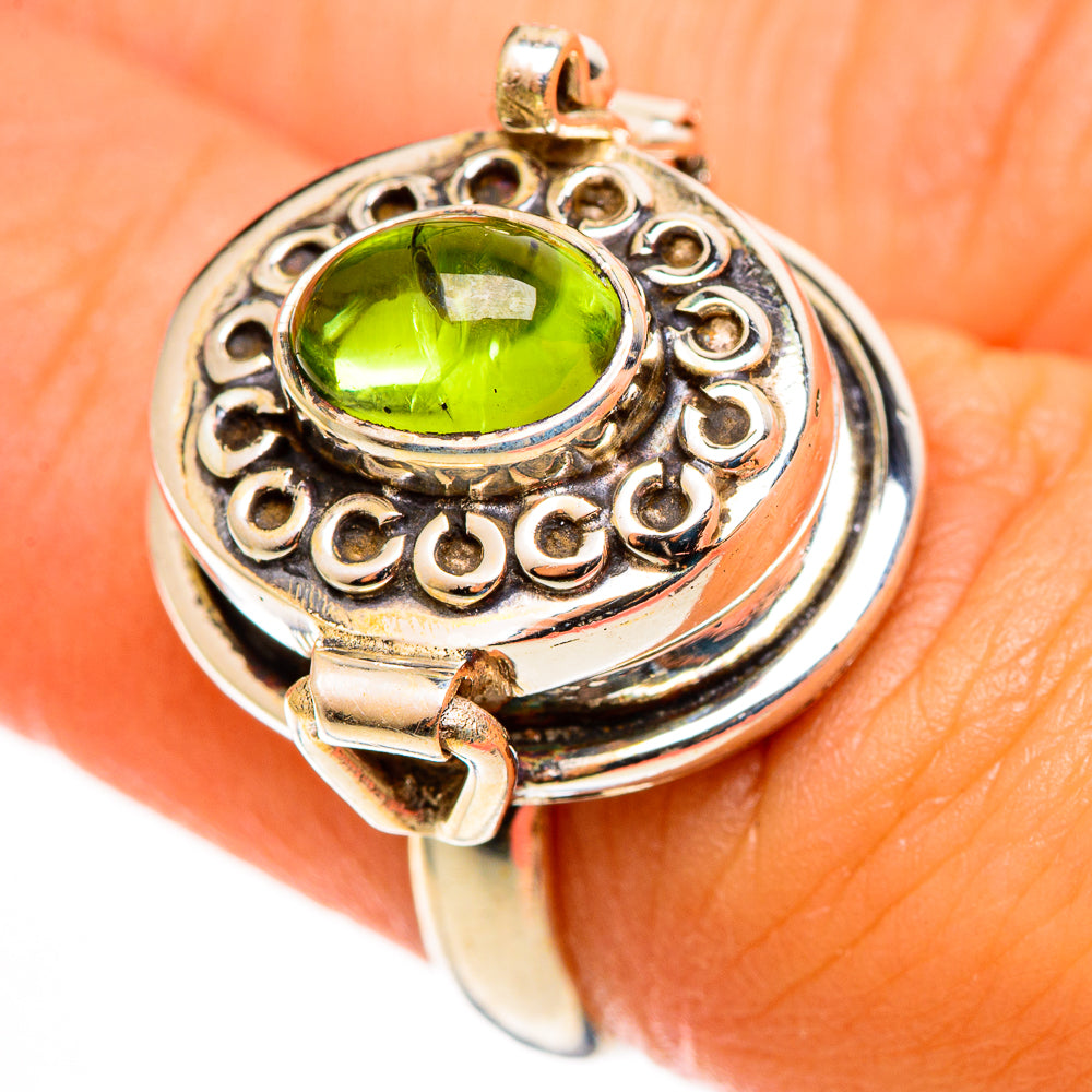 Peridot Rings handcrafted by Anasilvercos - RING113024