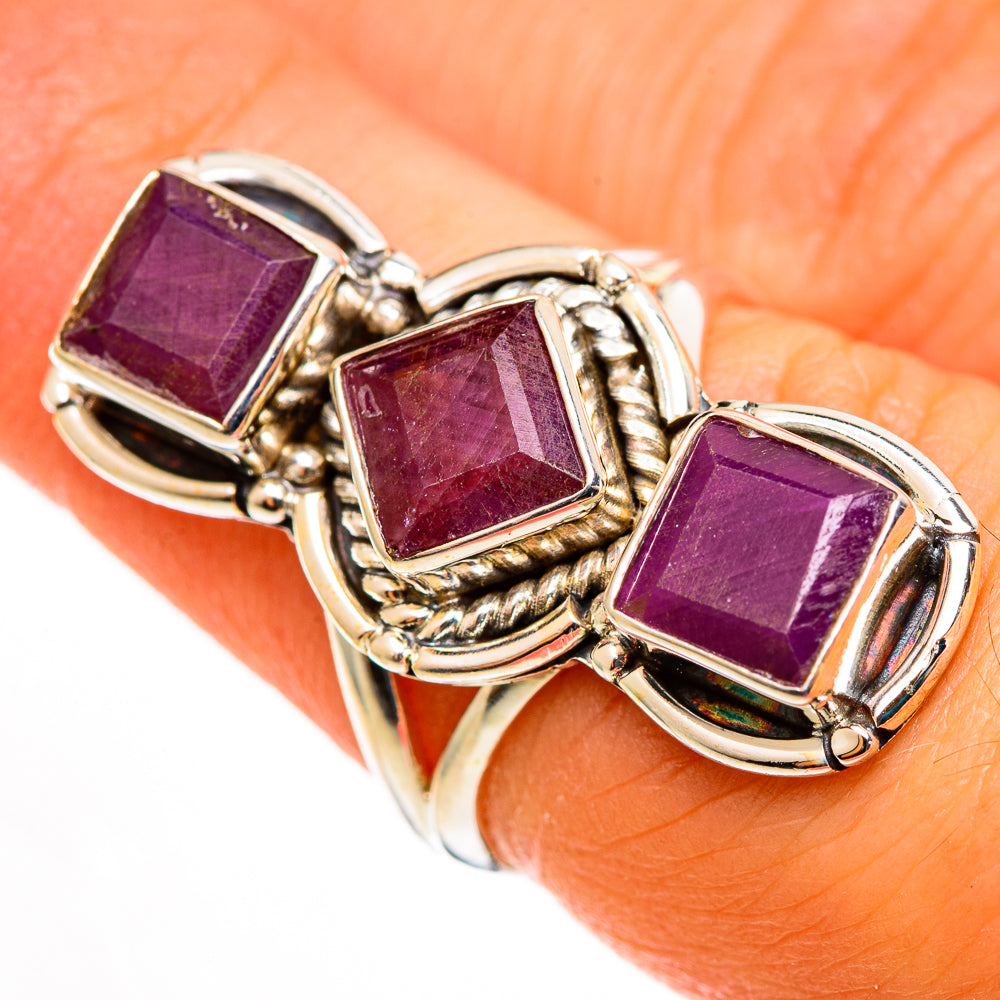 Ruby Rings handcrafted by Anasilvercos - RING113028