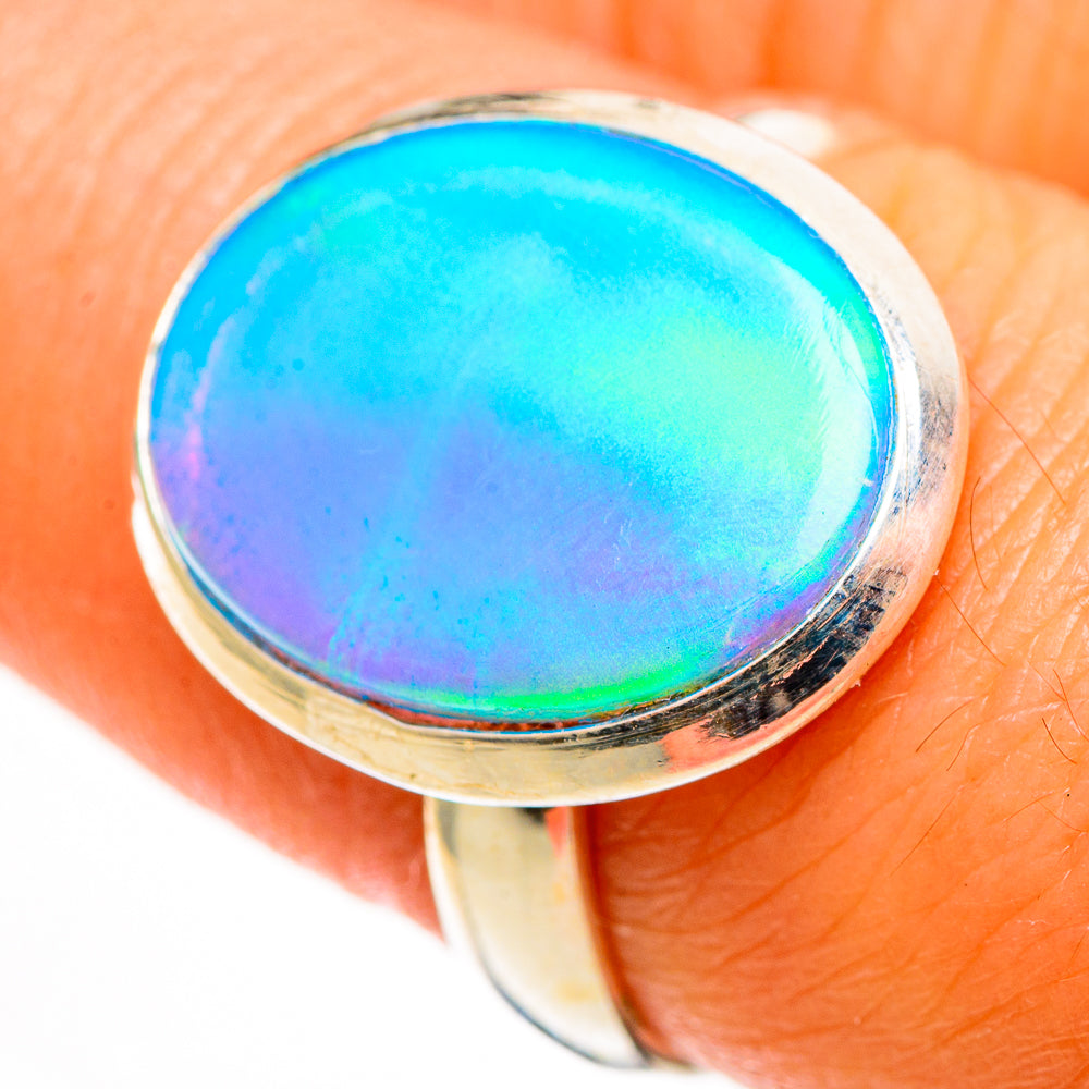 Aura Opal Rings handcrafted by Anasilvercos - RING113049