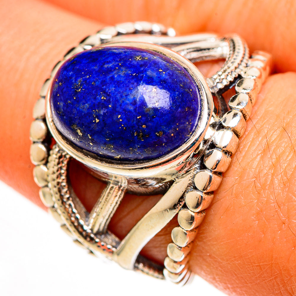 Lapis Lazuli Rings handcrafted by Anasilvercos - RING113051
