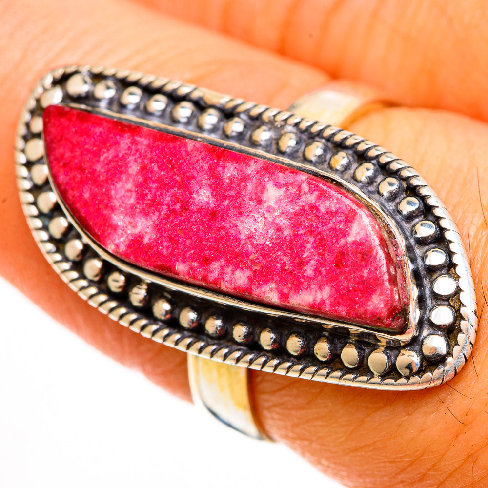 Thulite Rings handcrafted by Anasilvercos - RING113061