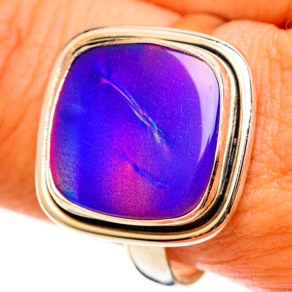Aura Opal Rings handcrafted by Anasilvercos - RING113066