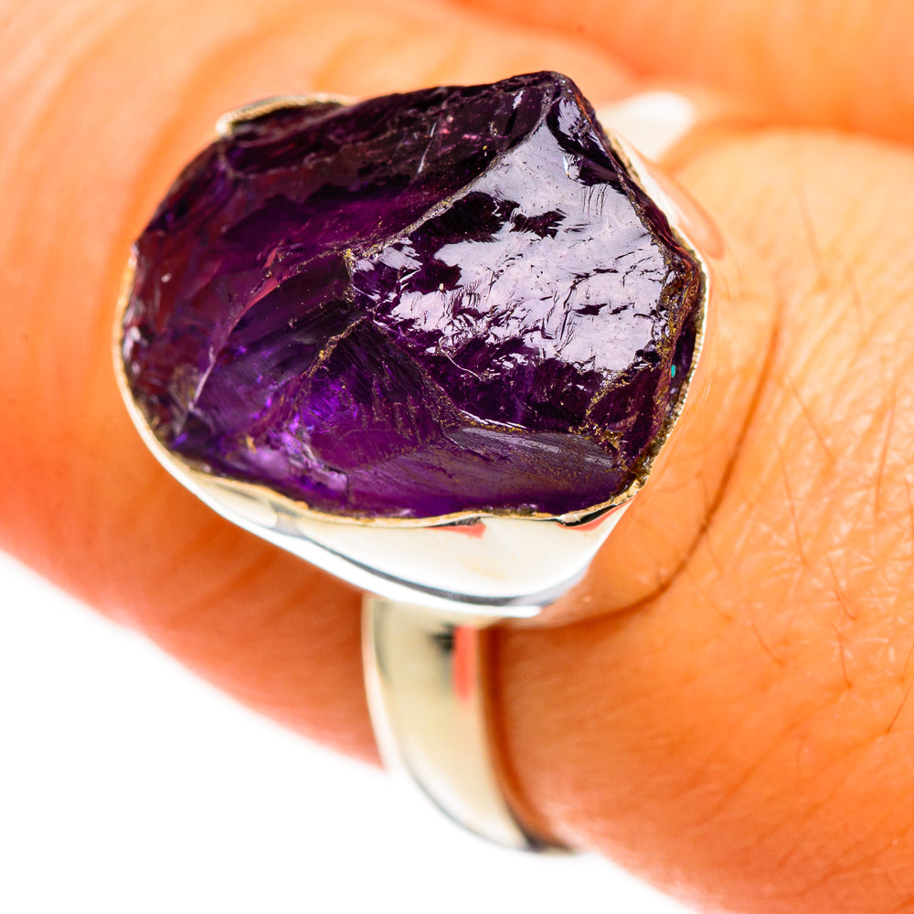 Amethyst Rings handcrafted by Anasilvercos - RING113098