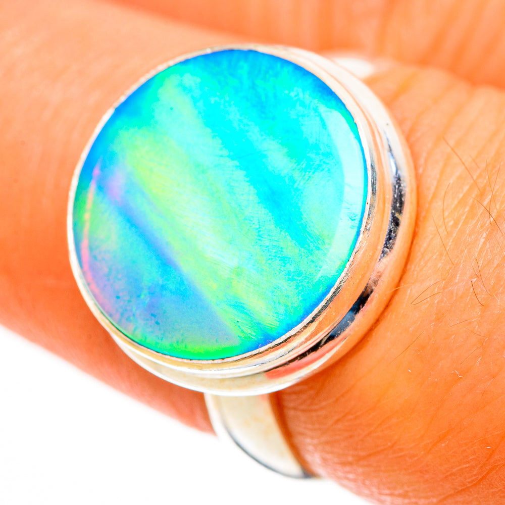 Aura Opal Rings handcrafted by Anasilvercos - RING113111