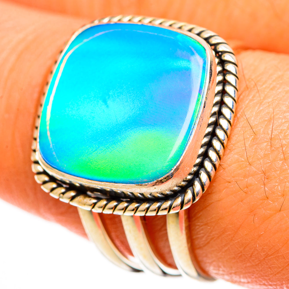 Aura Opal Rings handcrafted by Anasilvercos - RING113112