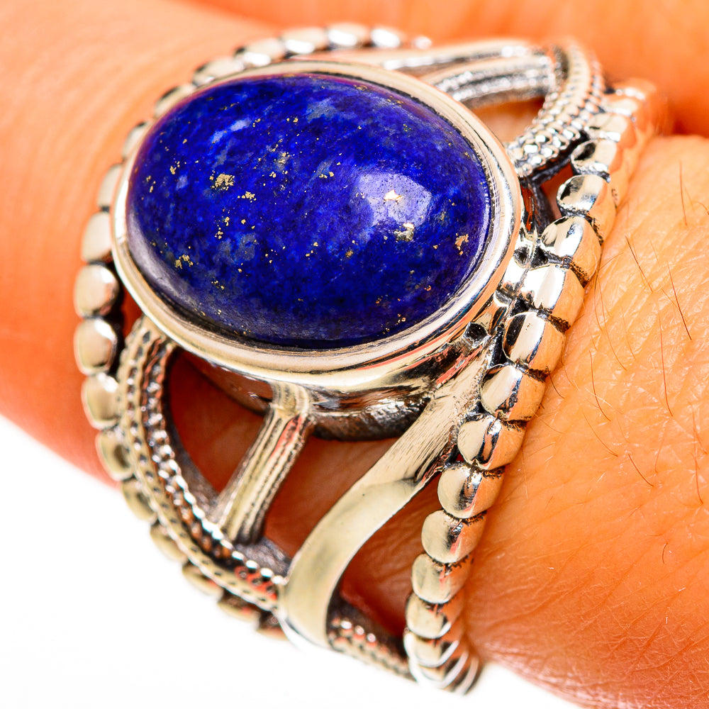 Lapis Lazuli Rings handcrafted by Anasilvercos - RING113116