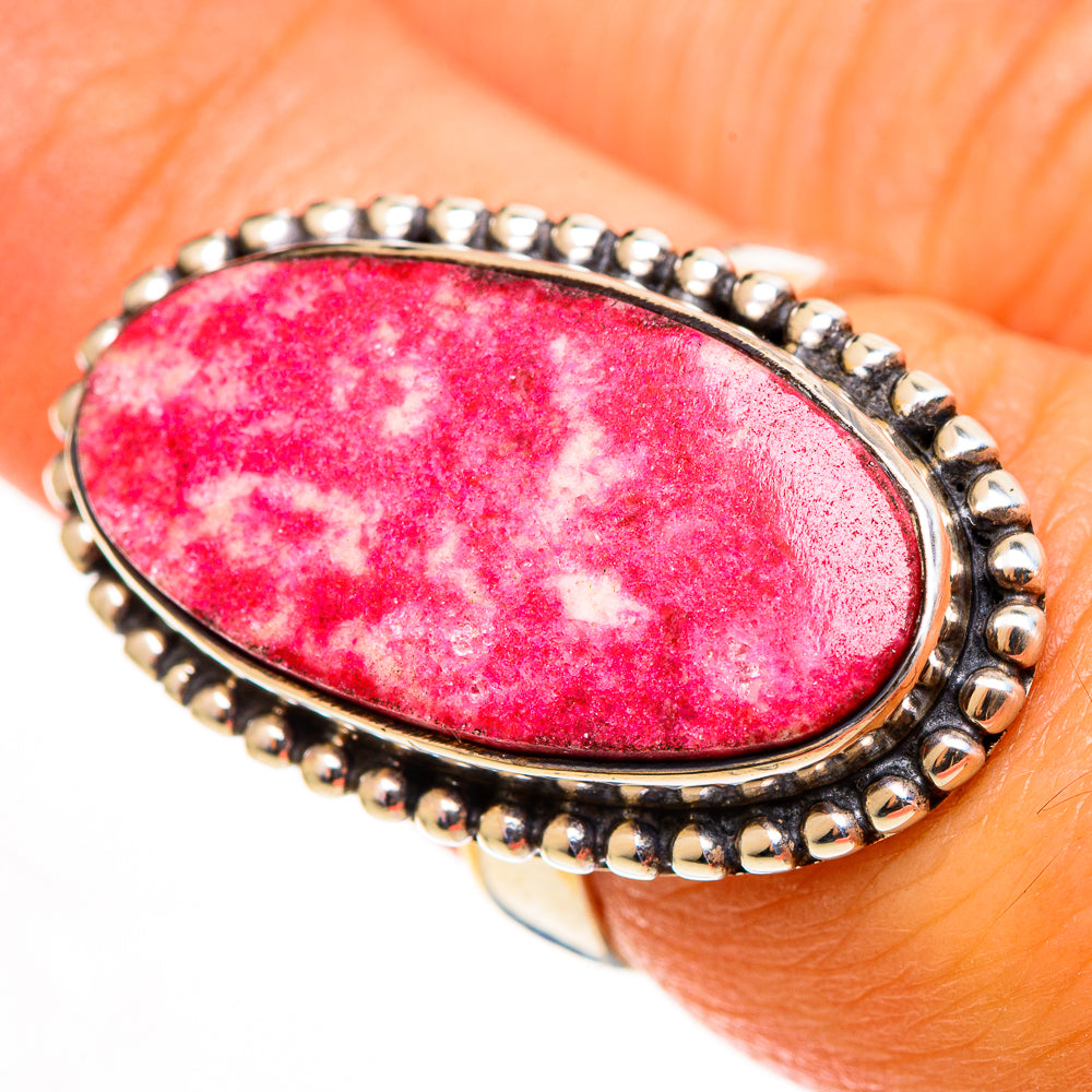 Thulite Rings handcrafted by Anasilvercos - RING113151