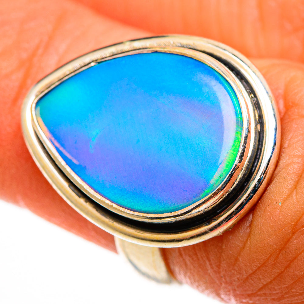 Aura Opal Rings handcrafted by Anasilvercos - RING113163